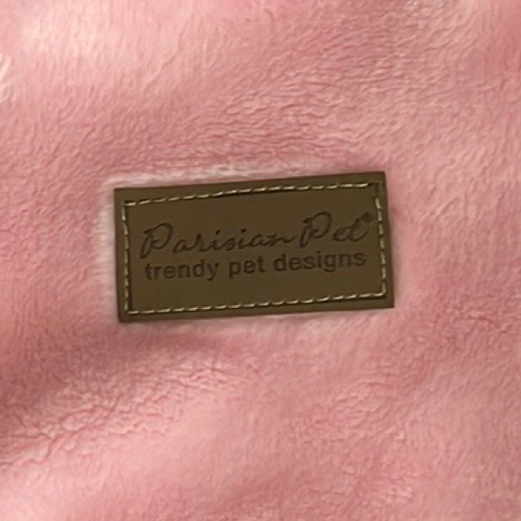 Parisian Pet pink velour dog pajamas - Picture 3 of 4